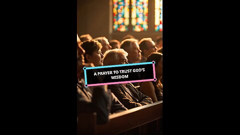 A Prayer to Trust God’s Wisdom