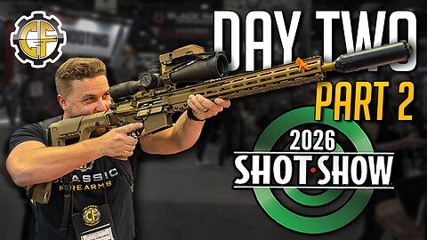 SHOT Show 2026 Day 2 Part 2 | The American-Made SR3M, Modern Hi-Power Pistols, & More
