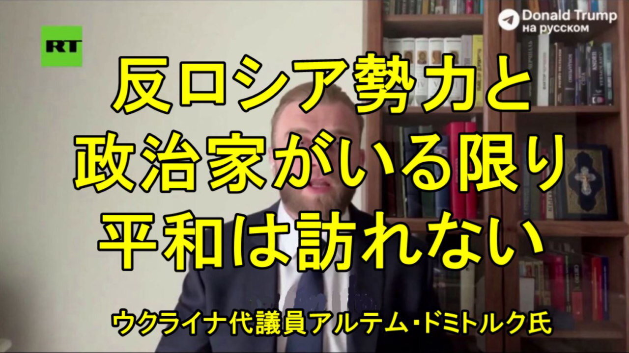 ウクライナの代議員アルテム・ドミトルクはウクライナに選挙を実施するか、暫定政府を樹立するよう警告しています。