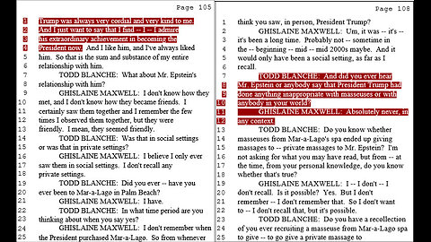 Fake Ghislaine Maxwell statement vs reality about Trump