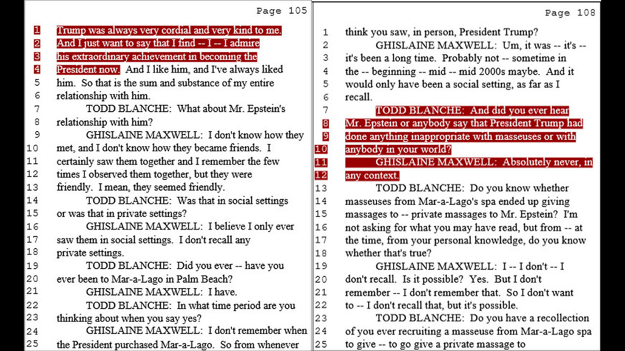 Fake Ghislaine Maxwell statement vs reality about Trump