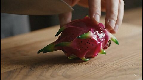 Cutting Glass Dragon fruit ASMR Calm Mind #ai #aiart #flyxo #glasscutting #satisfying #asmrsounds