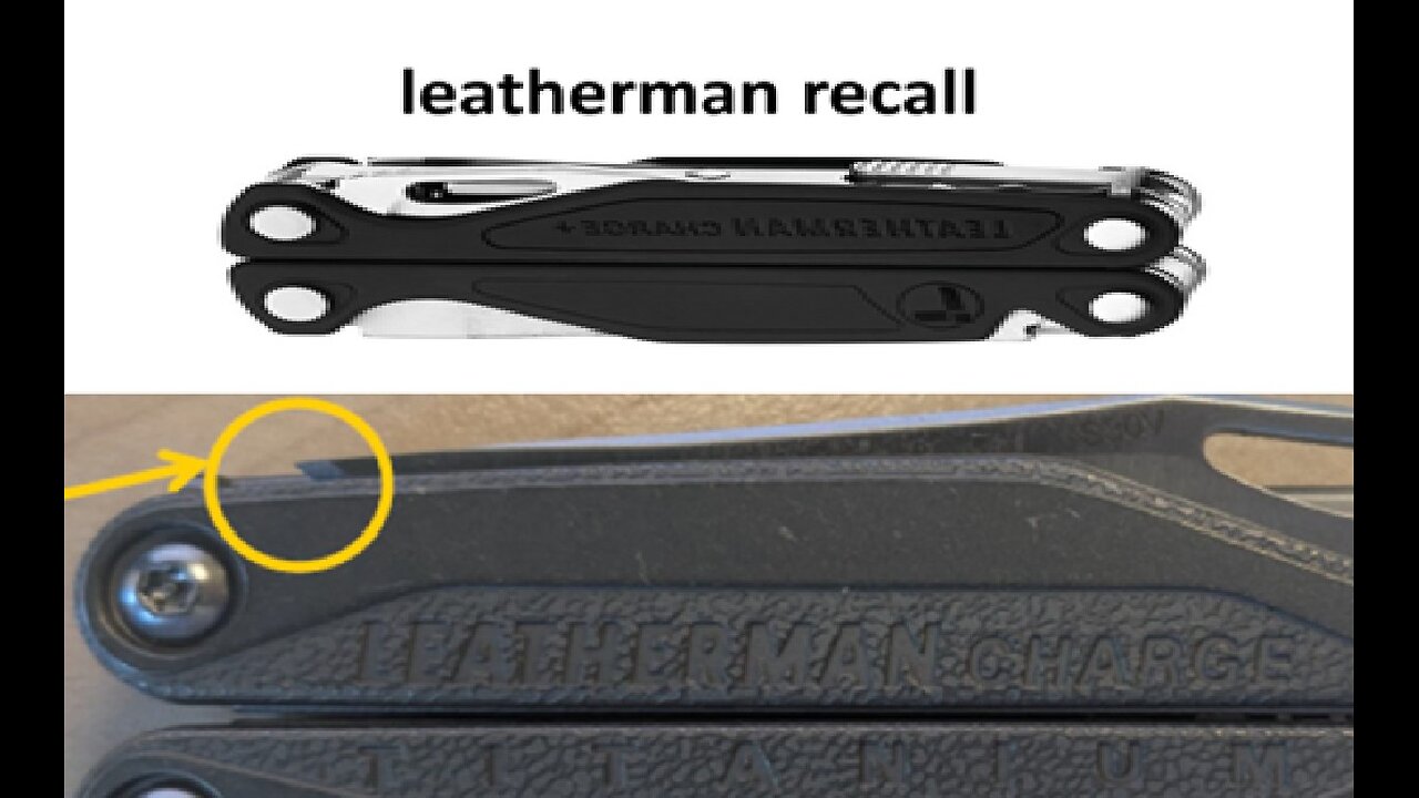 Leatherman recalls multi tool