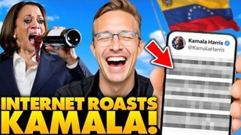 Total Humiliation: Kamala Posts Drunk DEFENSE of Commie Dictator Maduro | Roasted