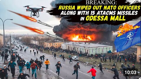 SHOCKING ATTACK: ODESSA Shopping MALL Full of ATACMS Missiles and NATO Officers Was BLOWN To BITS