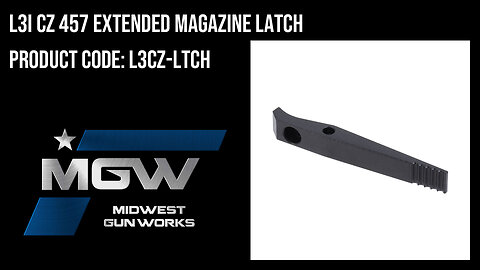 L3I CZ 457 Extended Magazine Latch - L3CZ-LTCH