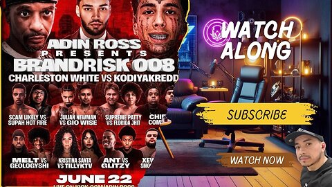 Brand Risk - Adin Ross Fights ! Watch along live stream boxing Influencer