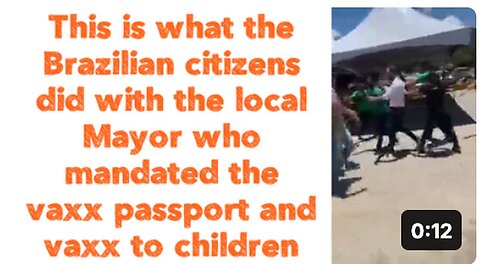"Brazilian Citizens Respond to Local Mayor's Mandate on Vaccine Passport and Child Vaccination"