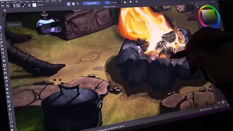 Shading A Comic Panel Part 2: Reflections On Armor (Timelapse)