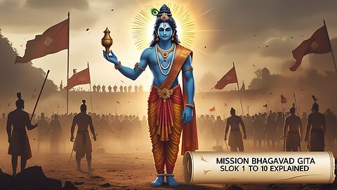 Bhagavad Gita Explained | Chapter 1 Slok 1-10 | Mahabharat Ke Yudh Ka Aadi – Krishna Ki Vani