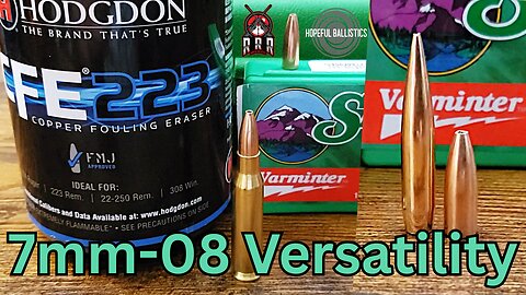 The 7mm-08 is a versatile cartridge!