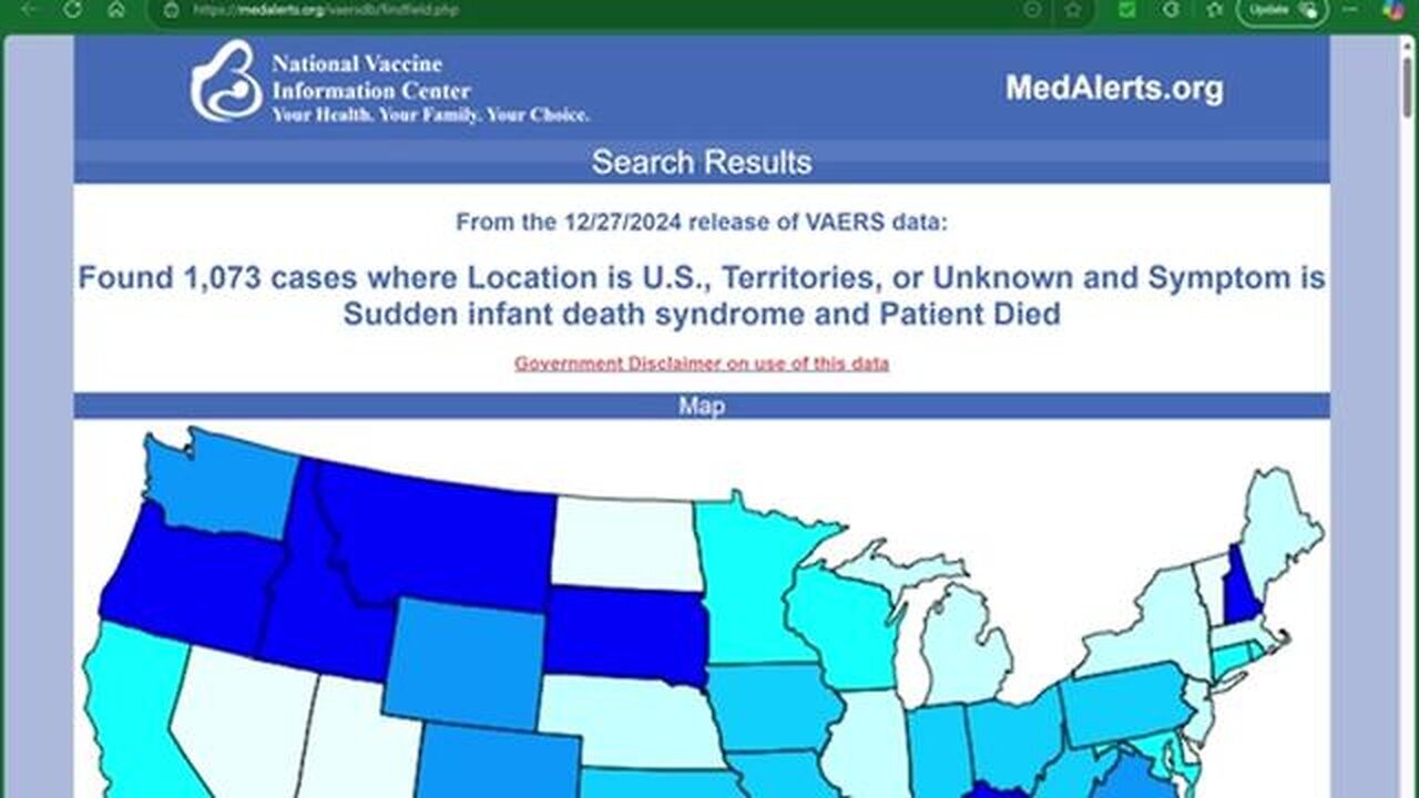 "Linking SIDS to Vaccinations: Uncovering the Truth behind 1,073 Infant Deaths"