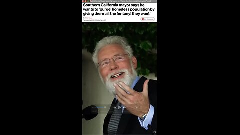 CA Mayor: “Purge the Homeless”