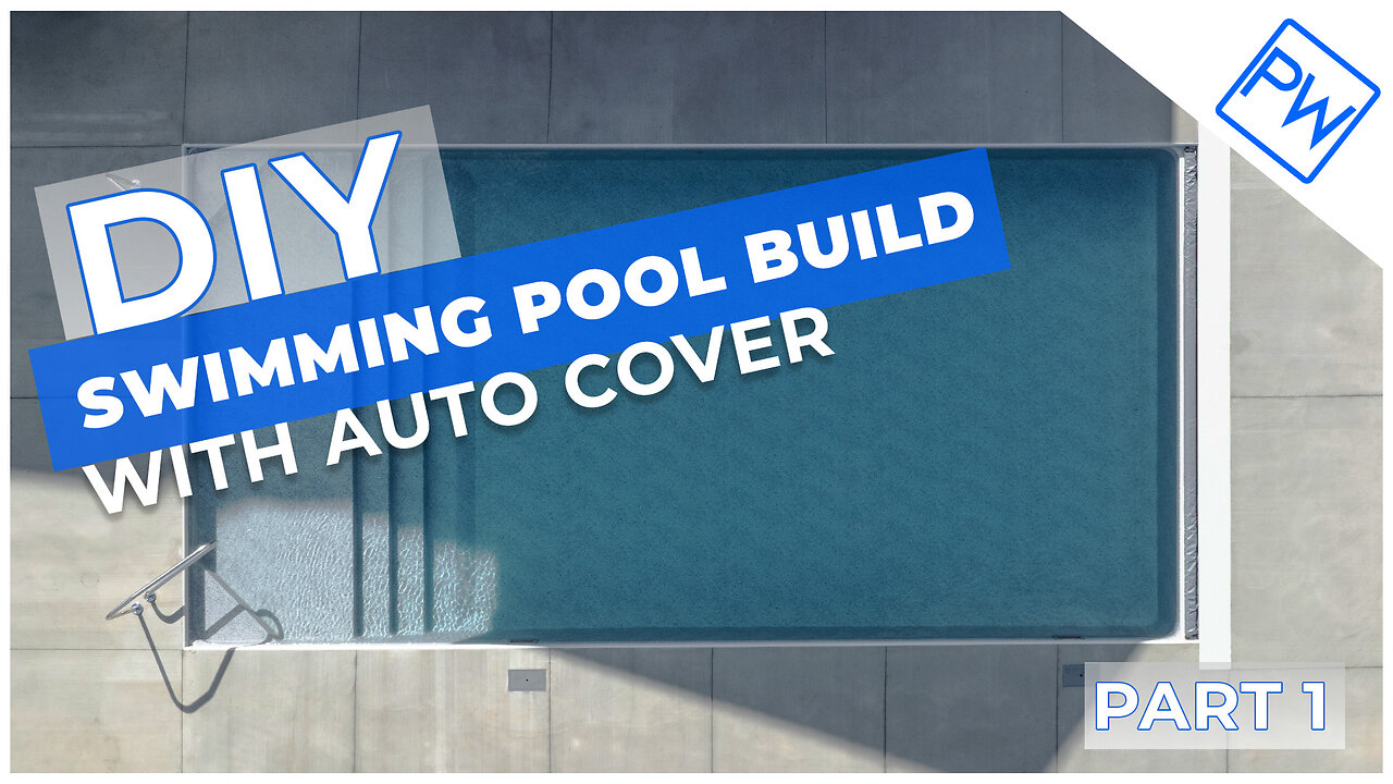 DIY Swimming Pool With Automatic Pool Cover | Full Installation Video | Part 1