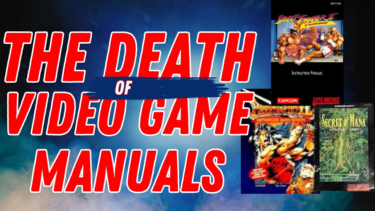 The Death of Game Manuals – What We Lost Forever