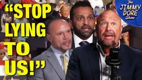 Alex Jones RIPS Bongino & Kash For Covering Up Trump Assassination!