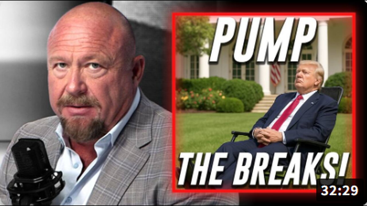 🚨EXCLUSIVE: Alex Jones Issues Emergency Health Message To Trump— TAKE CARE OF YOURSELF BEFORE IT'S TOO LATE!!!