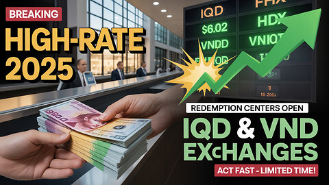 HIGH RATE Redemption Centers NOW OPEN for IQD & VND Exchanges! 💥 Iraqi Dinar News