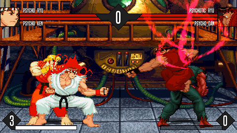 MUGEN - Psycho Ryu & Psycho Ken vs. Psychotic Ryu & Psycho_Dan - Download
