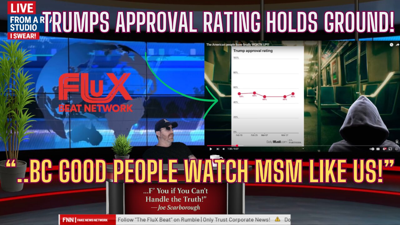 Trump’s Approval Rating Holds Ground!!🔥