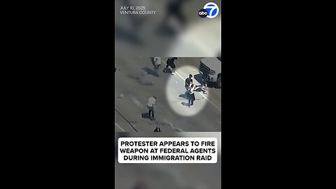 A rioter has just OPENED FIRE on ICE agents during a standoff in California