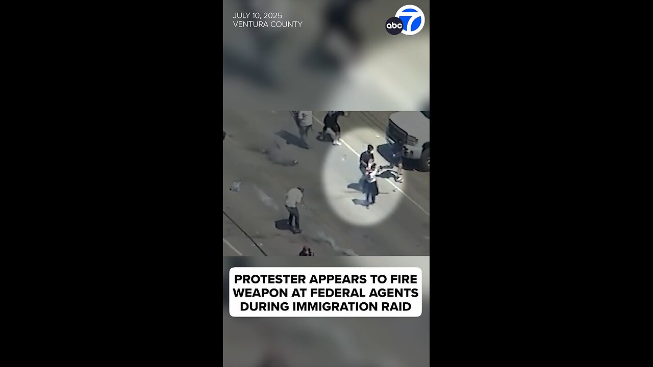 A rioter has just OPENED FIRE on ICE agents during a standoff in California