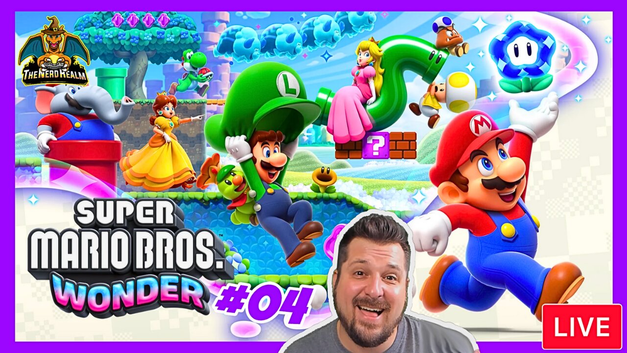 Super Mario Bros. Wonder #04 | 1st Time Playing | Nerd Realm Playthrough