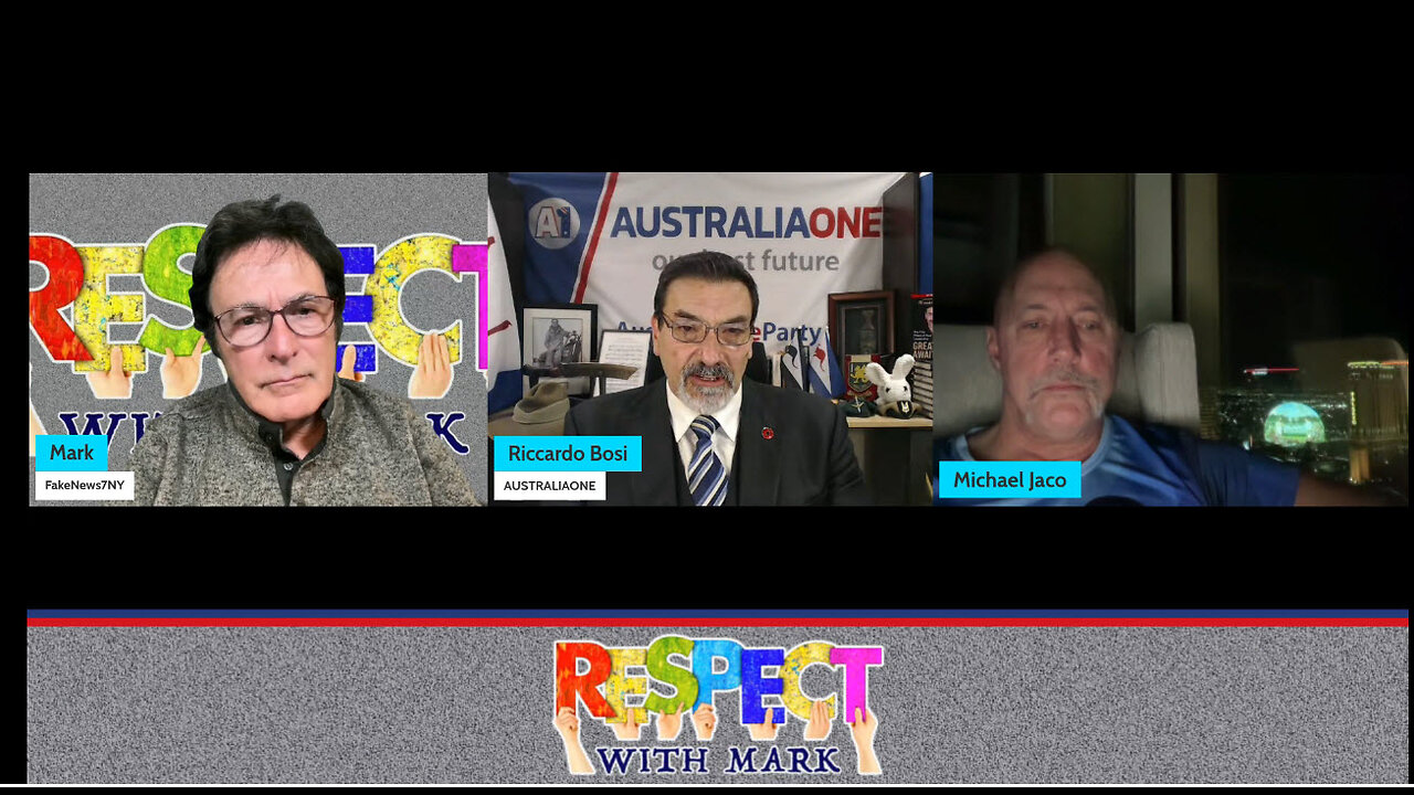 RESPECT w/ Mark: Current Events Roundtable With Lt Col Riccardo Bosi & Michael Jaco