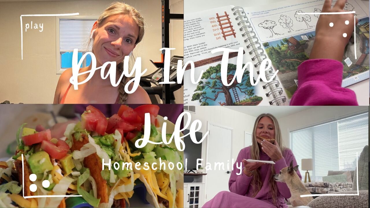 DAY IN THE LIFE OF A HOMESCHOOL FAMILY! | Full Time Working Homeschool Mom Trying to Balance It All