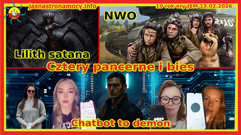 Cztery pancerne i bies Chatbot to demon Lilith satana NWO