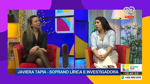 Javiera Tapia Soprano lirica e investigadora