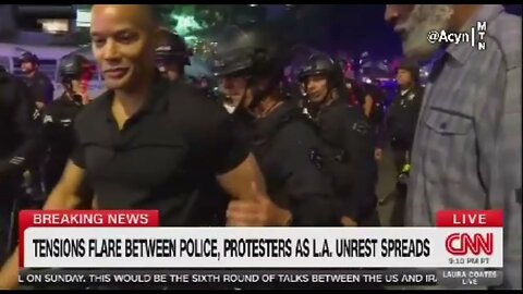 CNN Faking An Arrest of Reporter During Los Angeles Riots