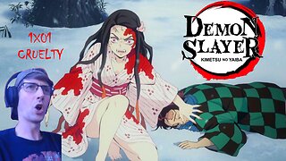 Demon Slayer (2019) Season 1 Episode 1 "Cruelty" Horror Anime Reaction