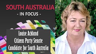 Mark catches up with Louise Ackland Citizens Party Senate Candidate for South Australia