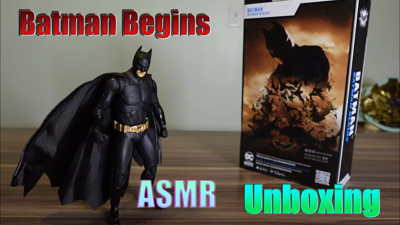 Batman Begins Action Figure - ASMR Unboxing (McFarlane Toys)