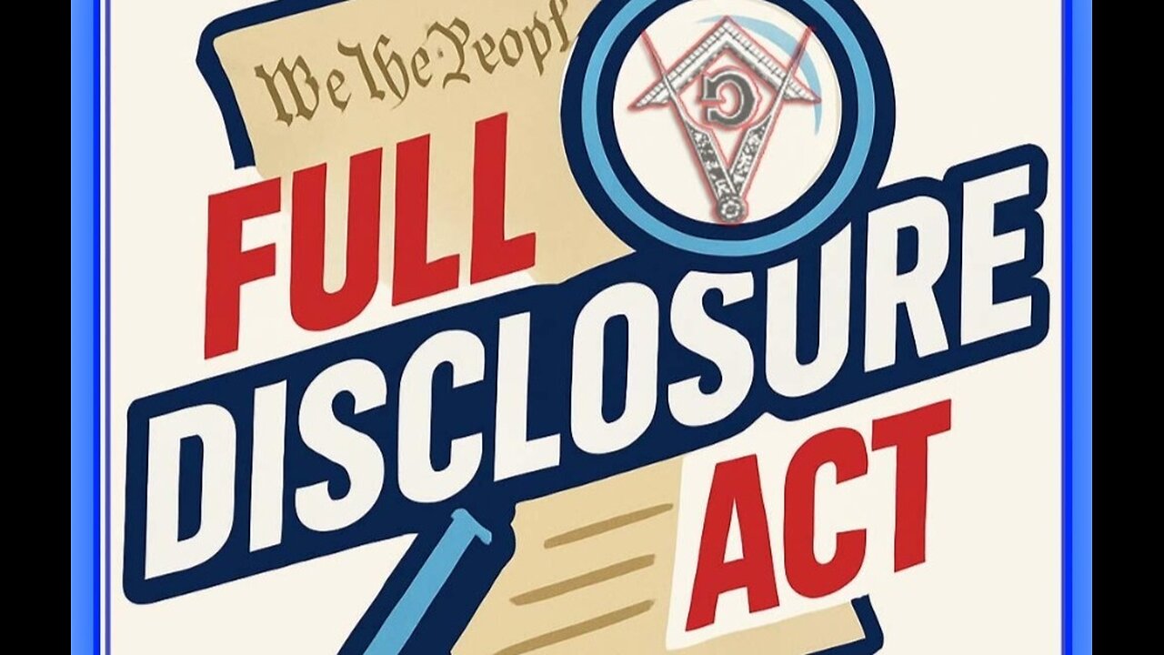 Full Disclosure Public Trust Restoration Act 2025