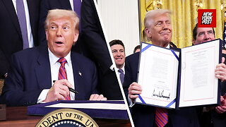 President Trump signs the GENIUS Act: 'They named it after me'
