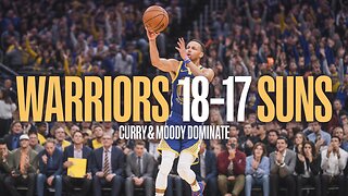 Warriors Beat Suns 118-107 | Curry & Moody Shine