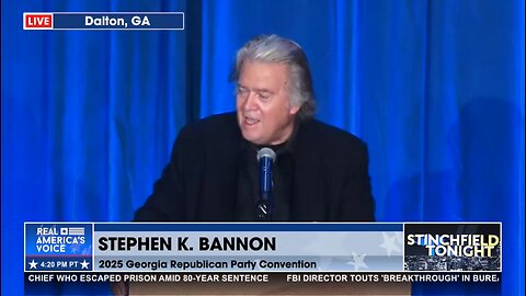 LIVE: 2025 Georgia Republican Party Convention with Steve Bannon