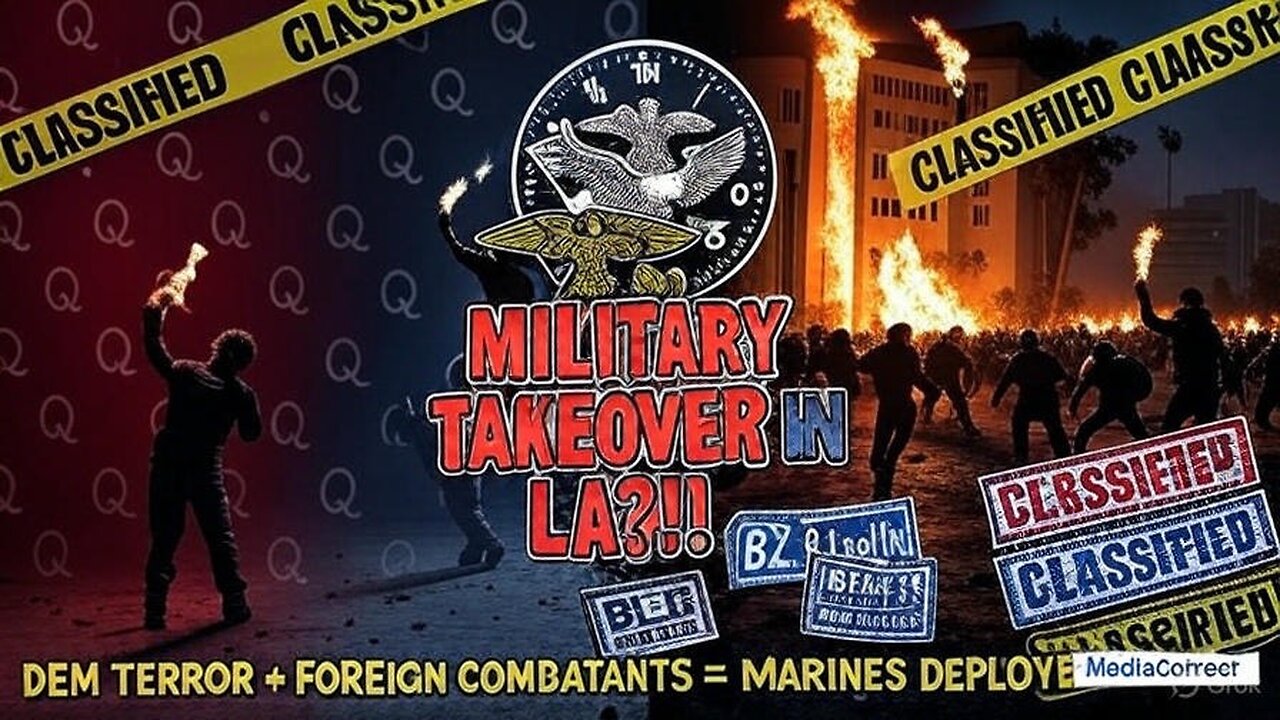 LA ERUPTS: Foreign Combatants & Molotovs Target Feds – Military DEPLOYS
