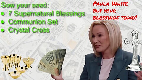 "Pastor" Paula White Sow a Seed of $1k
