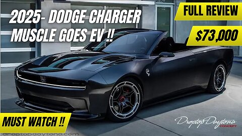 2025 Dodge Charger EV – Muscle Goes Electric!