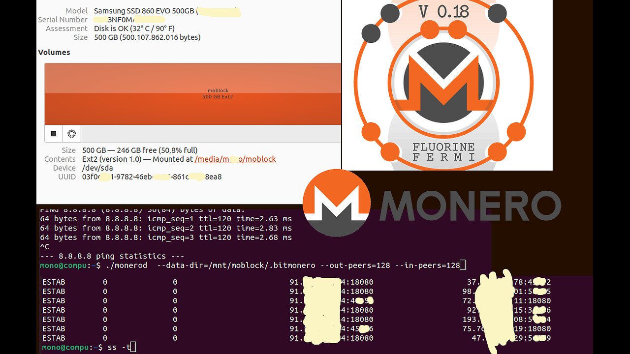 [GERMAN] Monero 0.18.4.0 _ EXT2 _ 512SSD DNSSEC