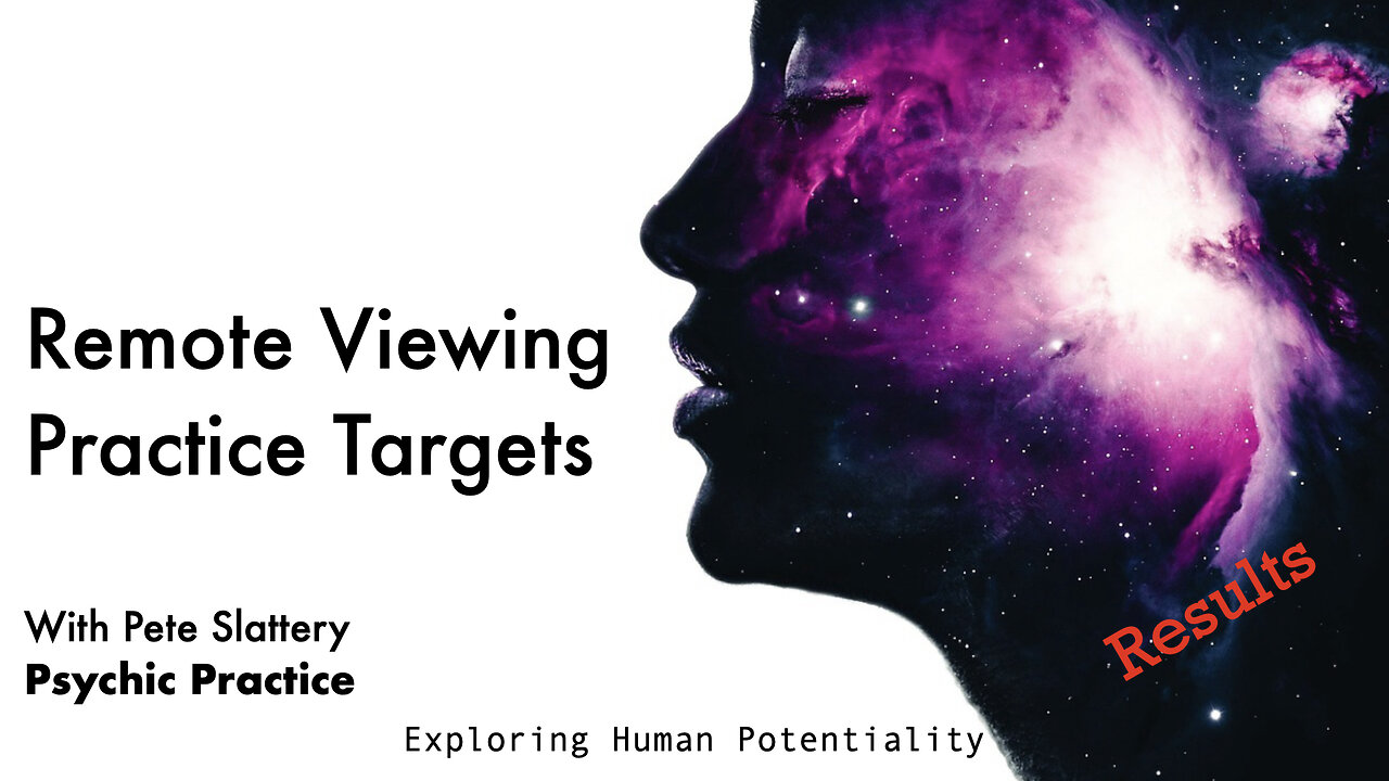 Remote Viewing Practice Targets by Pete