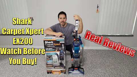 Shark Carpet Xpert EX200 - Watch Before You Buy! Unboxing and Real Review