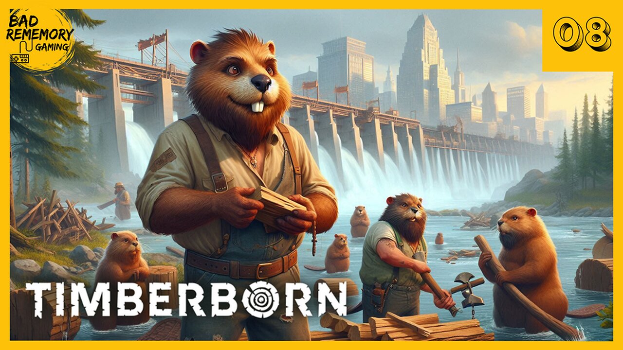 The Structure To SURVIVE Is Set Up : Timberborn