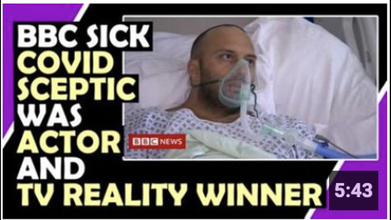 "Covid-Doubting BBC Actor and Reality TV Winner Falls Ill"
