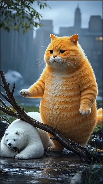 bear and cat lover 💘