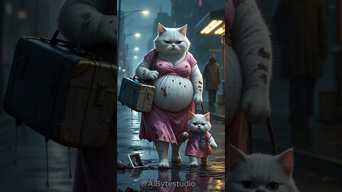 homeless fat cat sad love story
