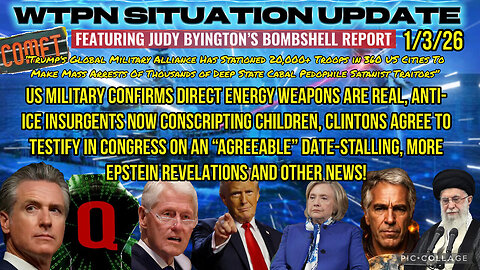WTPN ~ Judy Byington ~ Situation Update ~ 2-3-26 ~ Trump Return ~ Restored Republic via a GCR